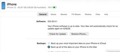 Apple iPhone 12 64GB Black A2172 Unlocked Cracked Screen LCD + Back #15