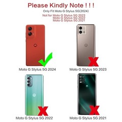 for Moto G Stylus 5G 2024 Case, Slim Glow in The Dark Bumper Cover, Blue Marble/