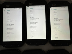 Lot of 5 CAT S48C – 32 GB – Black (Sprint) Android Rugged Smart Phones
