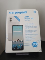 AT&T Propel 5G 64GB Android Silver Smartphone [BROKEN] SEE DESCRIPTION