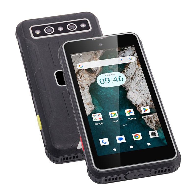 MINI 4G LTE Android 14 Rugged Outdoor Cell Phone Waterproof Builder UNIWA R4001