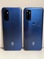 (LOT OF 2) AT&T Radiant Max 5G (EA211001) 64GB – CRACKED SCREENS, YELLOW SPOTS