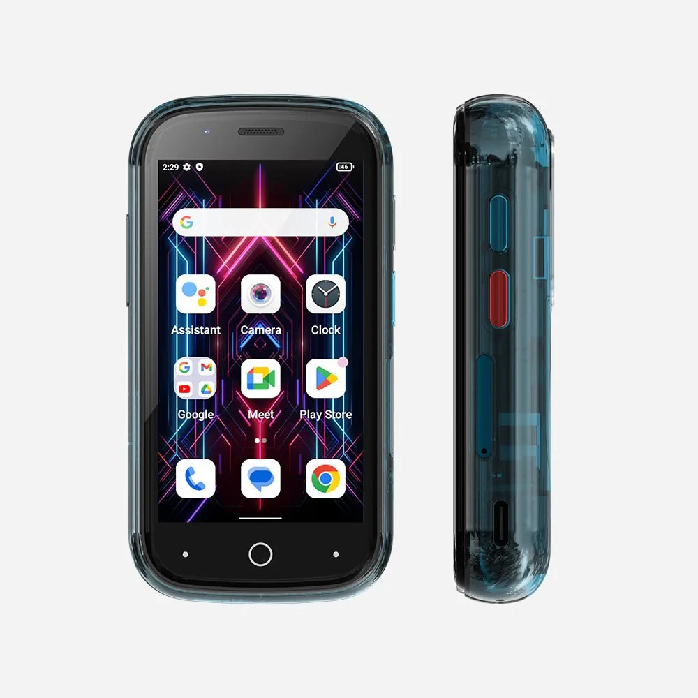 Mini phone Jelly Star in Blue, tiny android phone with 256GB Unihertz