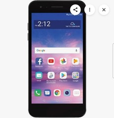 LG Android TracFone Wireless Smartphone Black Bar Wi-Fi MicroSD Single SIM