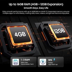 Blackview WAVE 7C Smartphone 16GB+128GB 6.56″ Android 16 5000mAh 32MP Unlocked