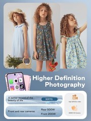 3G Mini Unlocked, Dual – SIM, Face Unlock, 3.88 – inch HD Screen, Cute and Po…