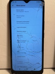(LOT OF 2) AT&T Radiant Max 5G (EA211001) 64GB – CRACKED SCREENS, YELLOW SPOTS