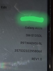 Samsung Galaxy A03s – 32 GB – White (Unlocked) – Black Color