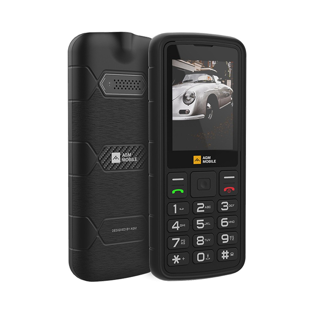 AGM M9 Rugged 4G Feature Phone Button Senior Cell Phone Bluetooth FM Torch 2 SIM