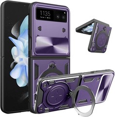 Motorola razr 2023 Case (6.9 Inches), Slim Phone Cover with Metal Ring Holder, P