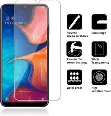 4PCS Glass Screen Protector for Samsung Galaxy A20 9H Hardness Scratch Resistant