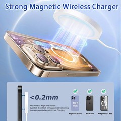 15W Fast Wireless Charging Pad for iPhone 17 Pro Max/17e