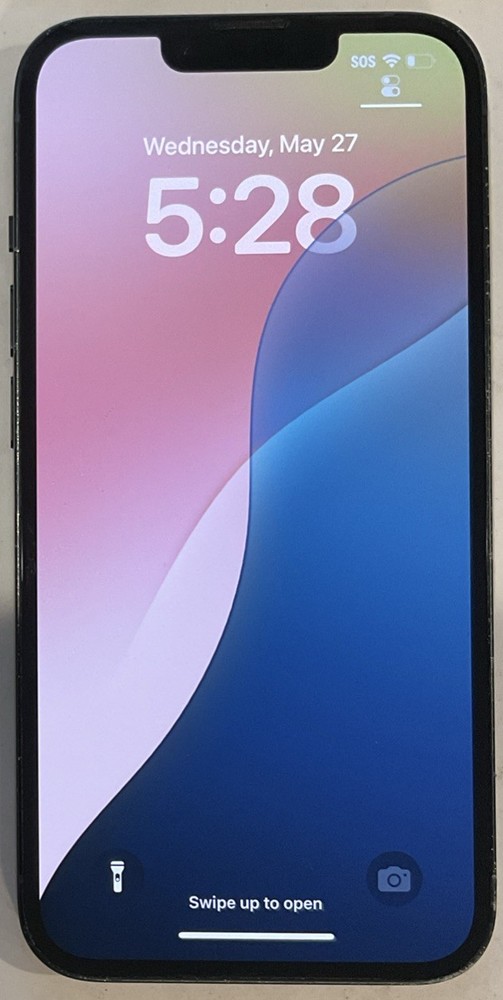 TESTED USED GSM UNLOCKED BLACK iPhone 14, 128GB A2649 MPUA3LL/A, 88% BATTERY.