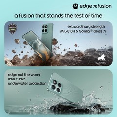 MOTOROLA Edge 70 Fusion (SILHOUETTE, 12+256GB) Snapdragon® 7s Gen 4 SmartPhone.
