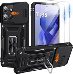 Moto G Power 2025 Case/Moto G Power 2026 Case with 2 PCS HD Screen Protector