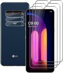 6in1 for Screen Protector LG V60 ThinQ 5G Screen and Camera Lens Protector 9H