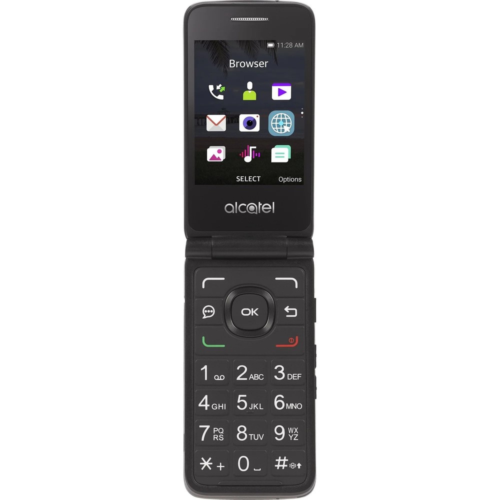 Total Wireless Alcatel MyFlip 4G CDMA Prepaid Flip Phone (Locked) | No Contract