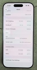 Apple iPhone 17 Lavander A3258 256GB Unlocked Min Condition Battery 100%