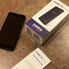 Alcatel 1X Evolve 16GB Blue Metro by T-Mobile 4G LTE Wi‑Fi Smartphone