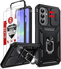 Samsung Galaxy A37 5G Phone Case with [2 Packs] Screen Protector and Kickstand