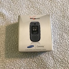 Samsung Convoy SCH-U640 Verizon Wireless Flip Phone Rugged Grey Clamshell Boxed