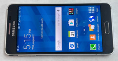 Samsung Galaxy Alpha G850 32GB AT&T T-mobile Unlocked Smart phone Gray Excellent