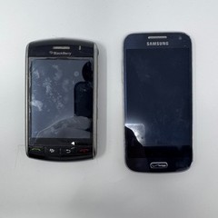 Lot of 2 Blackberry Storm 9530 and Samsung Galaxy S4 Mini Bundle Untested READ