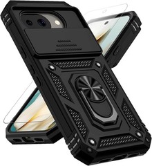Case & Screen Protector for Google Pixel 10A with Slide Camera Cover Kickstand