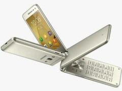 Samsung Galaxy Folder G1600 2GB+16GB ROM WIFI Unlocked LTE 4G Flip SmartPhone US
