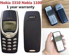 Nokia 3310 1100 2G GSM 900/1800 Unlocked Original Classic Phone 1 Year WARRANTY