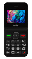 Logic Z8L 4G VoLTE Flip Phone Big Button Unlocked Senior Feature – Open Box