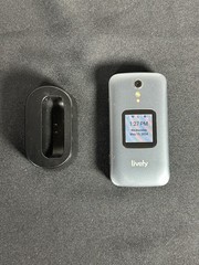 Alcatel 4053S Jitterbug Lively Flip 2 Phone 4G 16GB Big Buttons for Seniors Gray