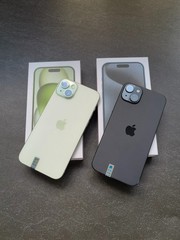 With Face ID Apple iPhone 15 Plus-128/256GB -(Unlocked) Full working