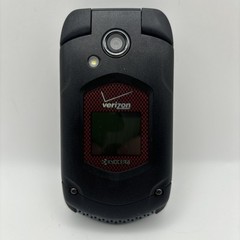 Kyocera DuraXV+ E4520 PTT, Black & Red 4GB (Verizon) Flip Cellular Phone