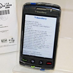Vintage Blackberry Storm 2 9520 Movistar Smartphone Black 2GB In Box Spanish
