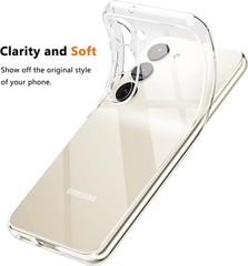 Phone Case for Samsung Galaxy A17 4G/5G, Clear Shockproof Protective Slim Cover