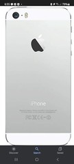 Apple iPhone 5s – 64GB – Silver (Sprint) A1453 (CDMA + GSM)