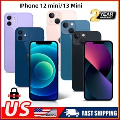 Apple Iphone 13 Mini/13/12 Mini 128GB GSM CDMA Unlocked All Carrier Smartphones
