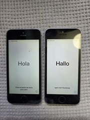2 X Apple iPhone SE – 16 GB – Silver (Unlocked) (Phones Only)