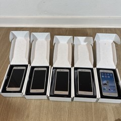 Lot 5LG Aristo M210 16GB Silver T-Mobile GSM 4G LTE Android 7.0 Smartphone Used