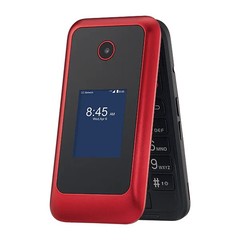Consumer Cellular Verve Snap Z2336 8GB 4G LTE Red GSM Unlocked Flip Phone OB