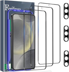 For Samsung Galaxy S24 Plus Tempered Glass Screen and Camera Lens Protector 3+3
