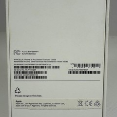 READ Factory Unlocked Apple iPhone 16 Pro 128GB Desert Titanium MYMC3LL/A