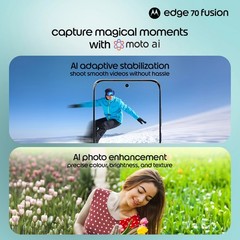 MOTOROLA Edge 70 Fusion (SILHOUETTE, 12+256GB) Snapdragon® 7s Gen 4 SmartPhone.