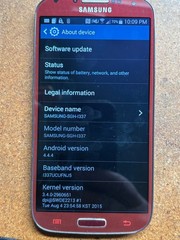 AT&T Samsung GALAXY S4 Red Android 16gb Smartphone SGH-I337 + OTTER BUNDLE