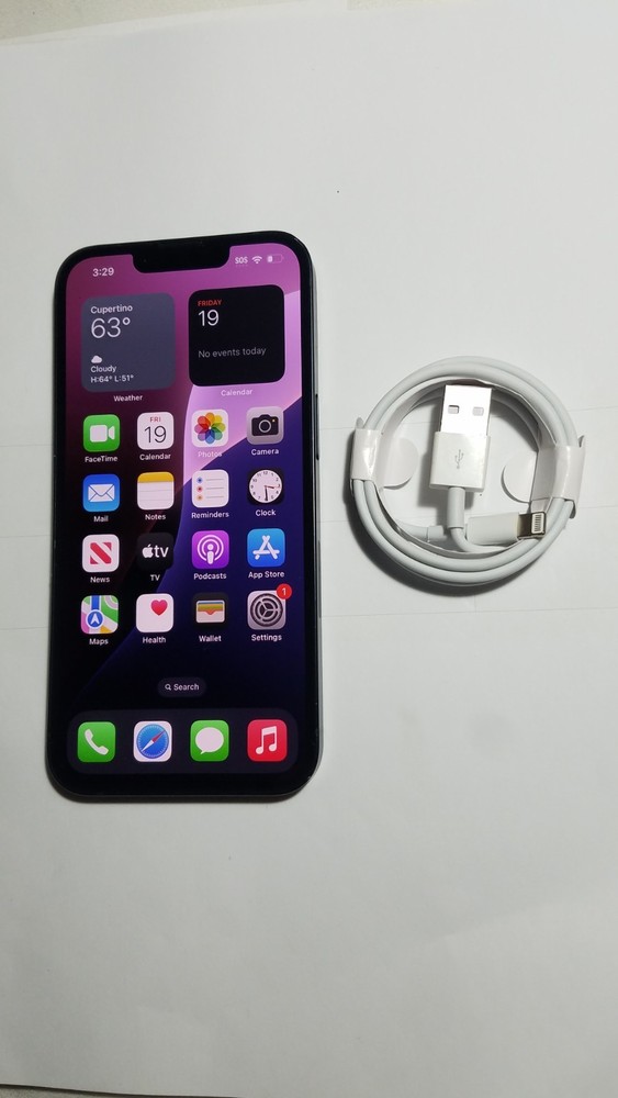 At&t H20 Cricket Wireless Apple iPhone 13 128GB GSM SIM Card Smart Cell Phone