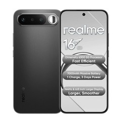 realme 16 5G (Black, 256GB 12GB RAM) Dimensity 6400 Turbo 6.57″ Gobal Version.