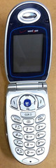 LG VX6000 – Silver and Blue ( Verizon ) Very Rare Cellular Flip Phone – Untested