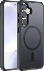 Magnetic for Samsung Galaxy S24 Plus Case & S25 Plus Case, Slim Shockproof Black