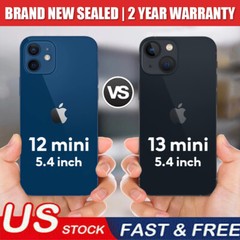 NEW Apple iPhone 13 Mini iphone 12 Mini Factory Unlocked US STOCK Fast Delivery